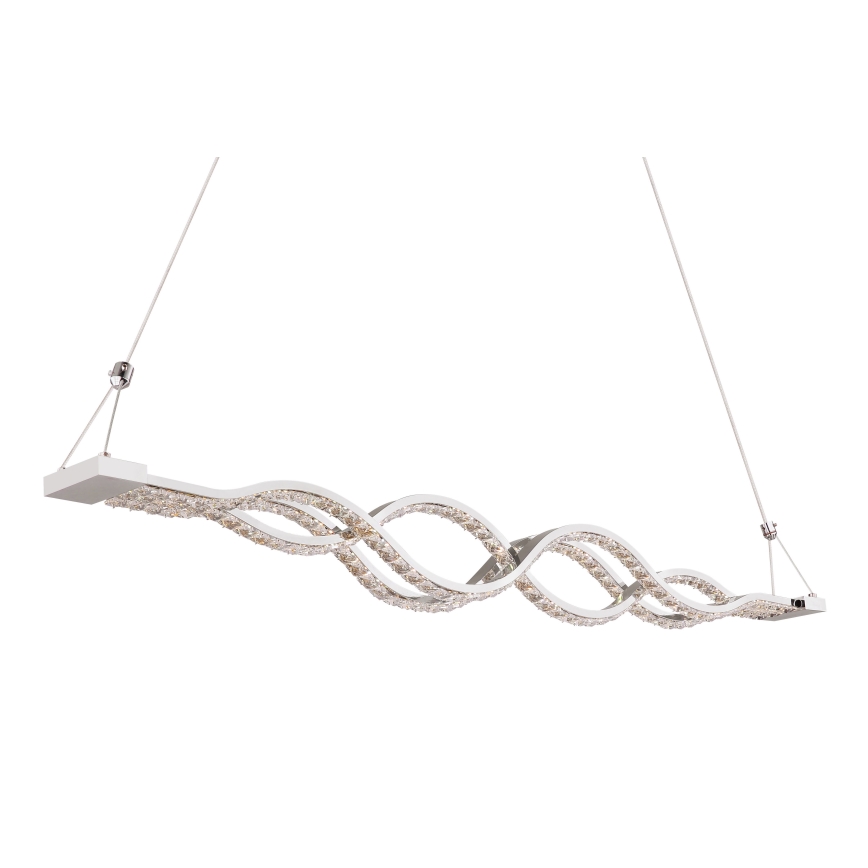 Globo - Lampadario dimmerabile a sospensione con cavo LED/30W/230V + telecomando