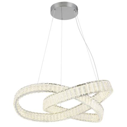 Globo - Lampadario a sospensione con filo LED dimmerabile LED/110W/230V 2700-6000K diametro 78 cm + telecomando