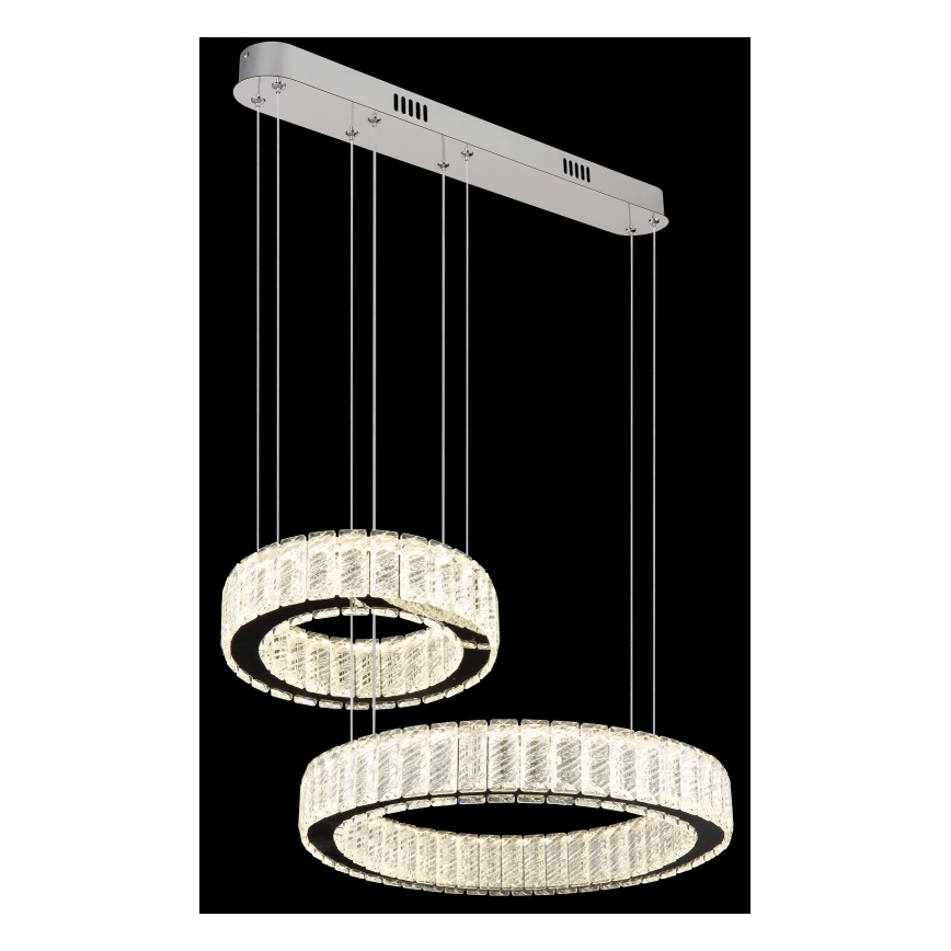 Globo - Lampadario a sospensione dimmerabile a LED su cavo LED/80W/230V 2700-6000K + telecomando