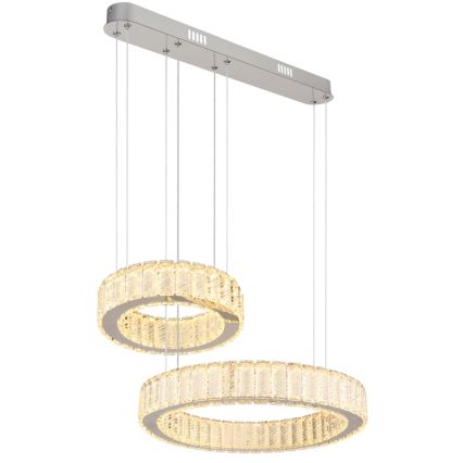 Globo - Lampadario a sospensione dimmerabile a LED su cavo LED/80W/230V 2700-6000K + telecomando