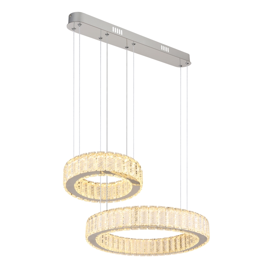 Globo - Lampadario a sospensione dimmerabile a LED su cavo LED/80W/230V 2700-6000K + telecomando