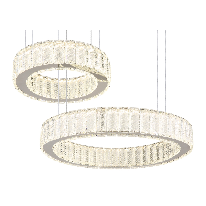 Globo - Lampadario a sospensione dimmerabile a LED su cavo LED/80W/230V 2700-6000K + telecomando