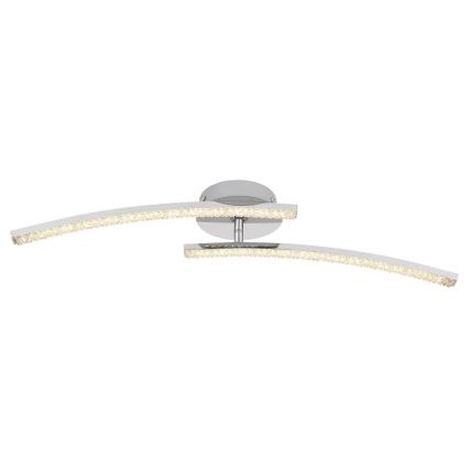 Globo - Lampadario LED da parete per bagno 2xLED/6W/230V IP44