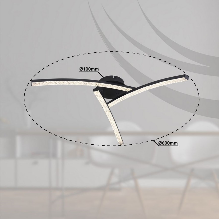 Globo - LED Lampadario da soffitto a montaggio superficiale LED/18W/230V 2700/4000/6000K