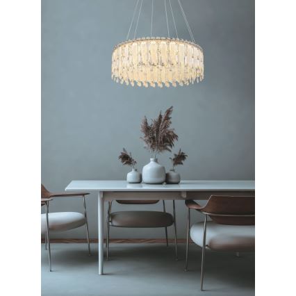 Globo - Lampadario LED dimmerabile a sospensione con cavo LED/78W/230V 2700-6000K + telecomando