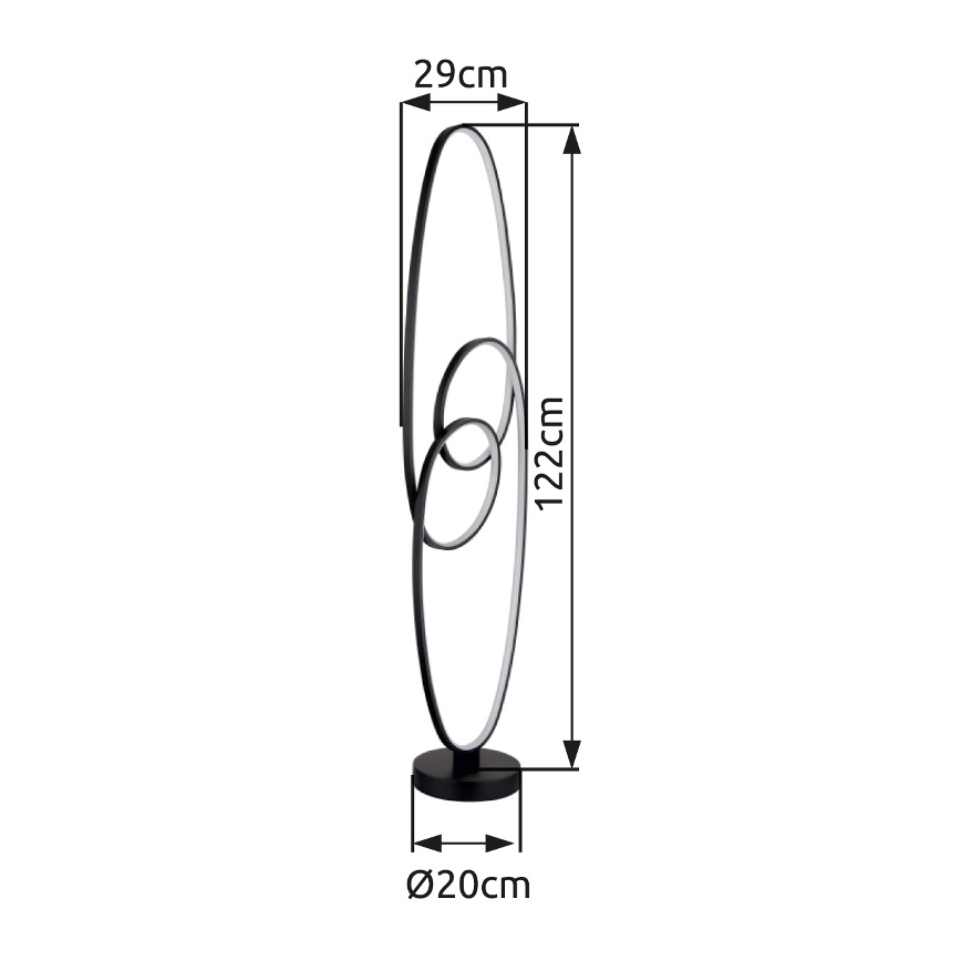 Globo - Lampada da terra LED LED/39W/230V 2700/4000/6500K