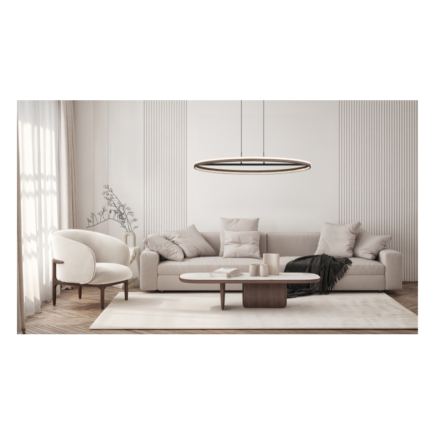 Globo - Lampadario LED a sospensione con filo LED/60W/230V 3000/4000/6000K marrone