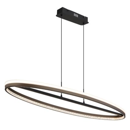 Globo - Lampadario LED a sospensione con filo LED/60W/230V 3000/4000/6000K marrone