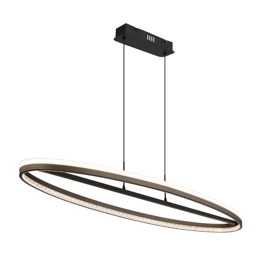 Globo - Lampadario LED a sospensione con filo LED/60W/230V 3000/4000/6000K marrone