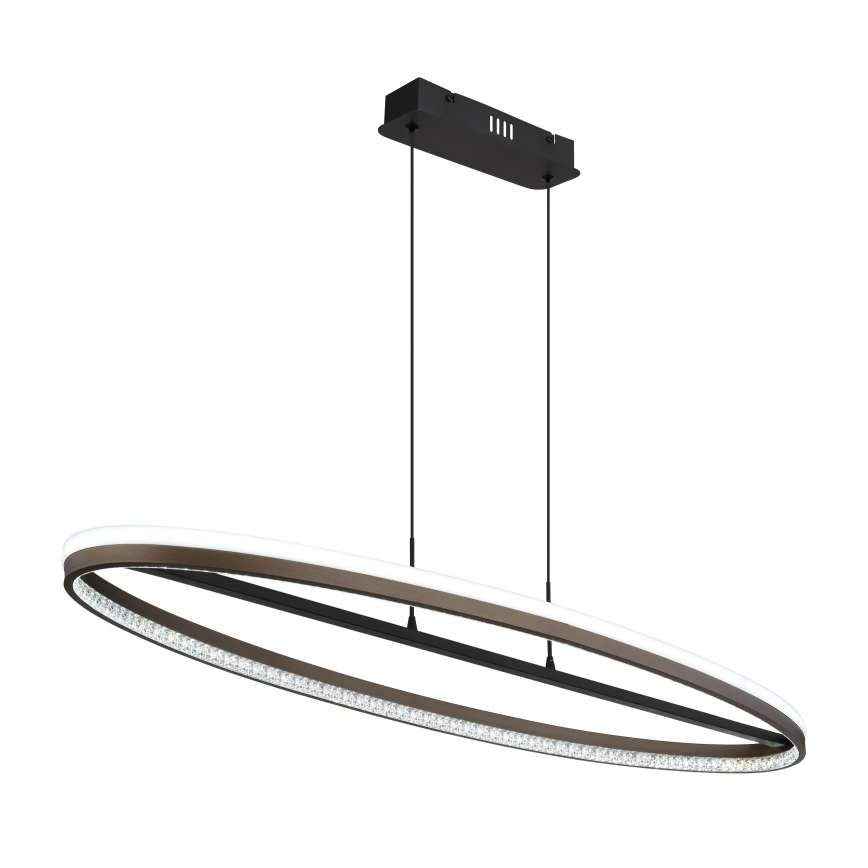 Globo - Lampadario LED a sospensione con filo LED/60W/230V 3000/4000/6000K marrone