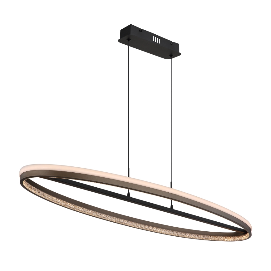 Globo - Lampadario LED a sospensione con filo LED/60W/230V 3000/4000/6000K marrone