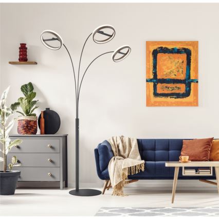 Globo - Lampada da terra LED dimmerabile con controllo touch LED/48W/230V 3000/4000/6000K