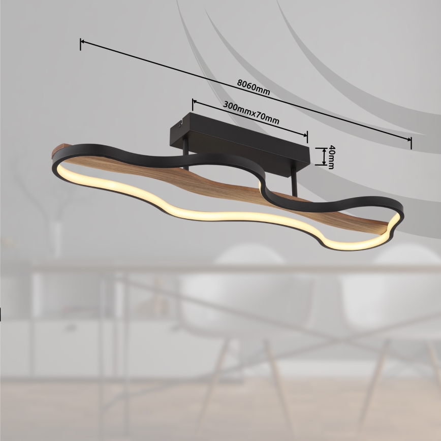 Globo - Lampadario a plafone LED LED/30W/230V