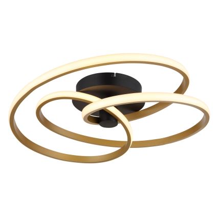 Globo - Lampadario a plafone LED LED/40W/230V 3000K oro/nero
