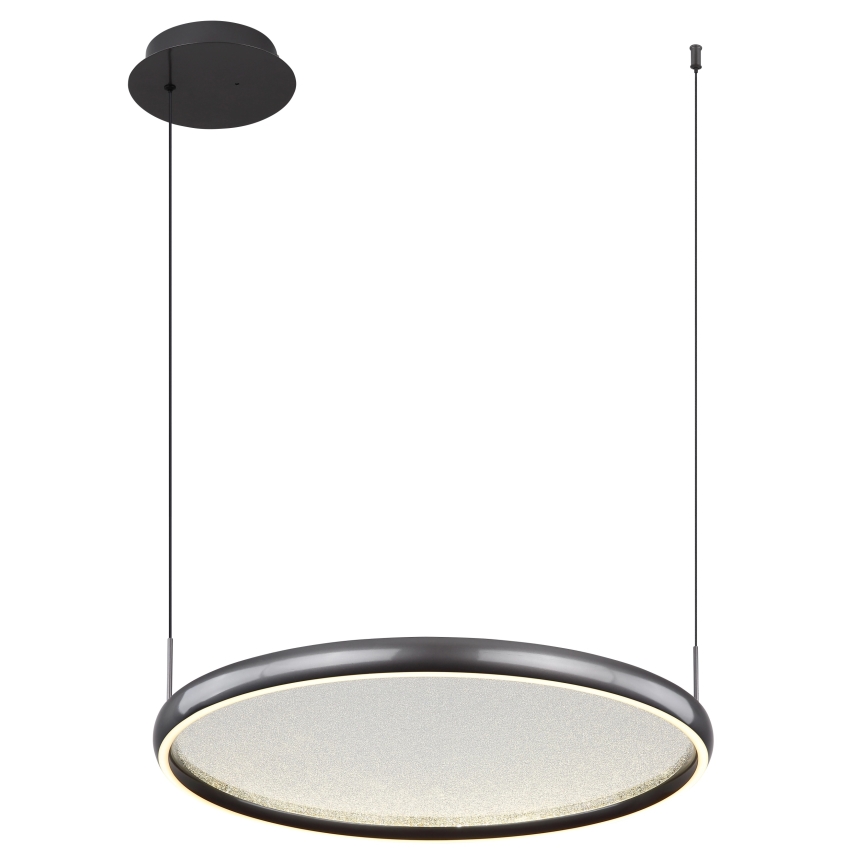 Globo - Lampadario a sospensione con filo LED dimmerabile LED/36W/230V 2700-6000K nero + telecomando