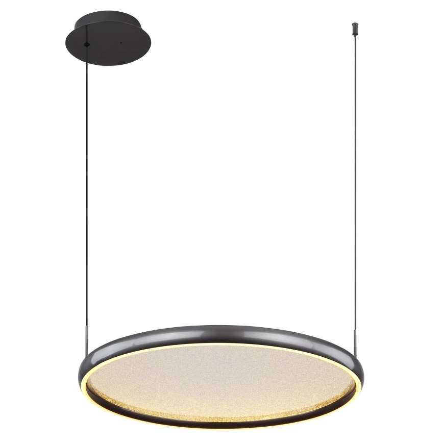 Globo - Lampadario a sospensione con filo LED dimmerabile LED/36W/230V 2700-6000K nero + telecomando