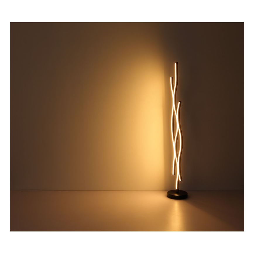 Globo - Lampada LED da terra LED/28W/230V 3000K nero/oro