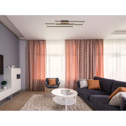 Globo - Plafoniera LED LED/30W/230V 3000K 60x80 cm nero
