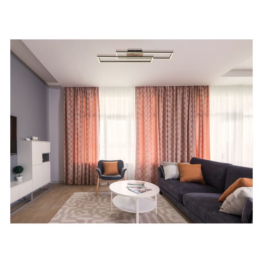 Globo - Plafoniera LED LED/30W/230V 3000K 60x80 cm nero