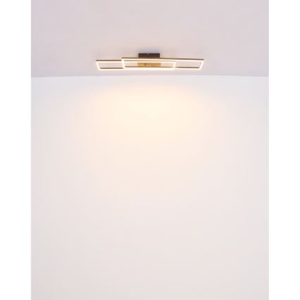Globo - Plafoniera LED LED/30W/230V 3000K 60x80 cm nero