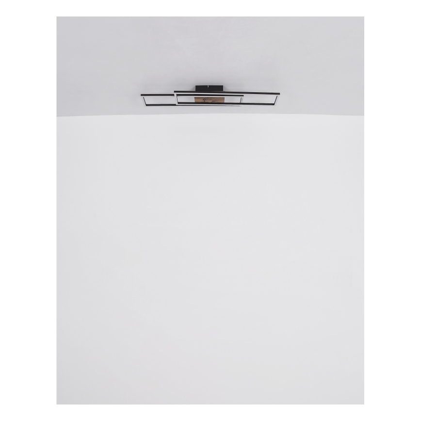 Globo - Plafoniera LED LED/30W/230V 3000K 60x80 cm nero