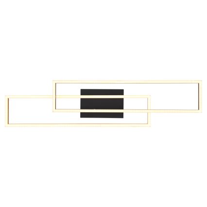 Globo - Plafoniera LED LED/30W/230V 3000K 60x80 cm nero/oro