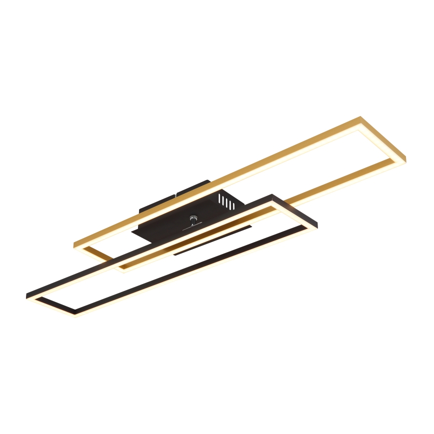 Globo - Plafoniera LED LED/30W/230V 3000K 60x80 cm nero/oro
