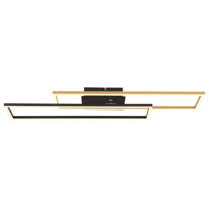 Globo - Plafoniera LED LED/30W/230V 3000K 60x80 cm nero/oro