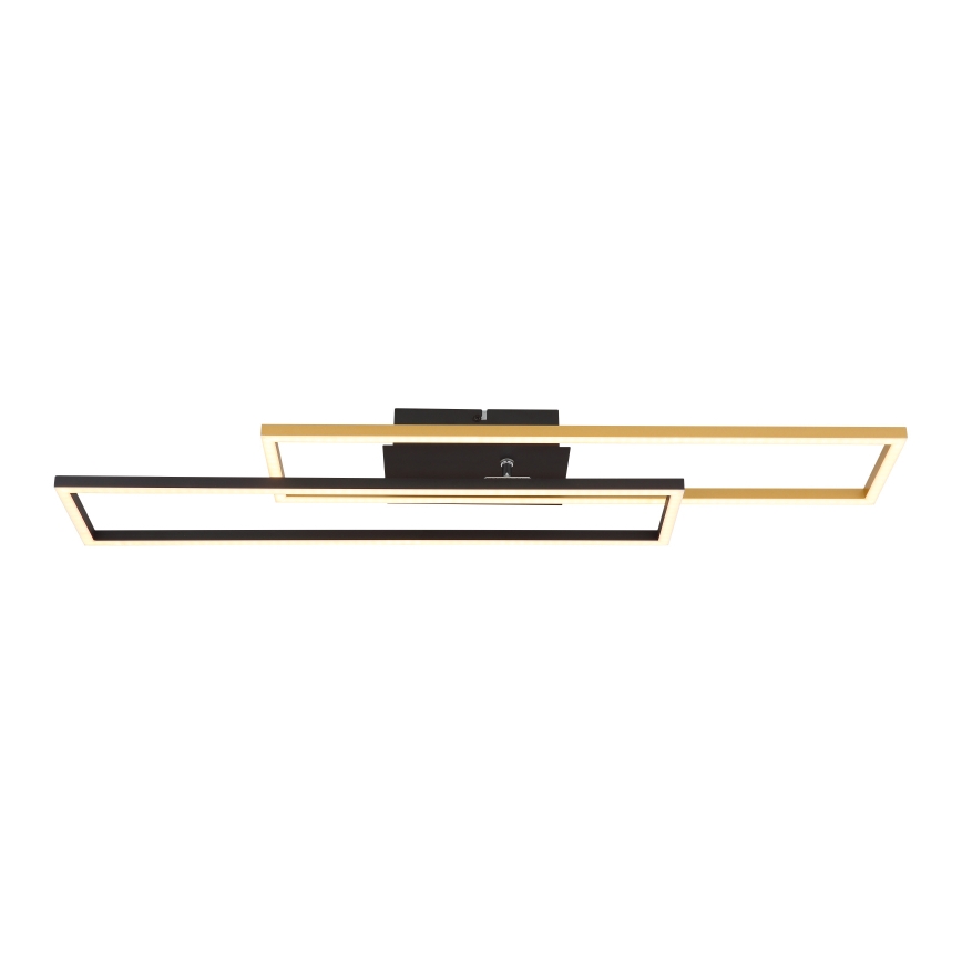 Globo - Plafoniera LED LED/30W/230V 3000K 60x80 cm nero/oro