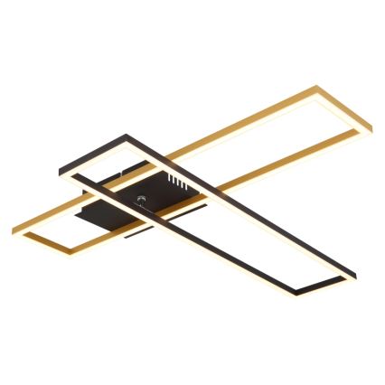 Globo - Plafoniera LED LED/30W/230V 3000K 60x80 cm nero/oro