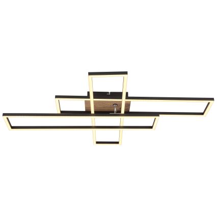 Globo - Plafoniera LED LED/40W/230V 3000K 60x80 cm nero