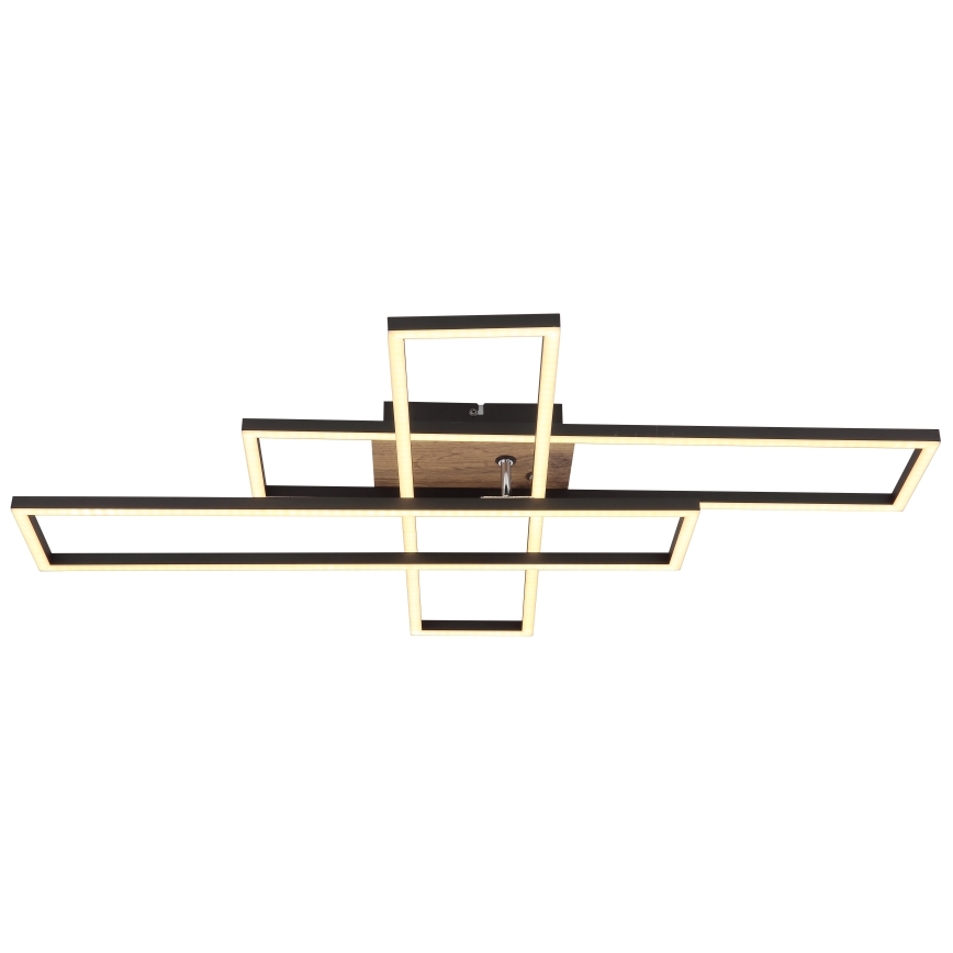 Globo - Plafoniera LED LED/40W/230V 3000K 60x80 cm nero