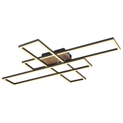 Globo - Plafoniera LED LED/40W/230V 3000K 60x80 cm nero