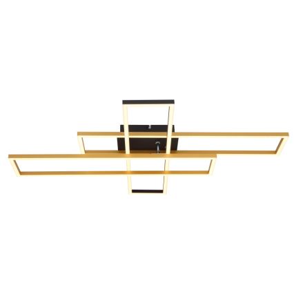 Globo - Plafoniera LED LED/40W/230V 3000K 60x80 cm nero/oro