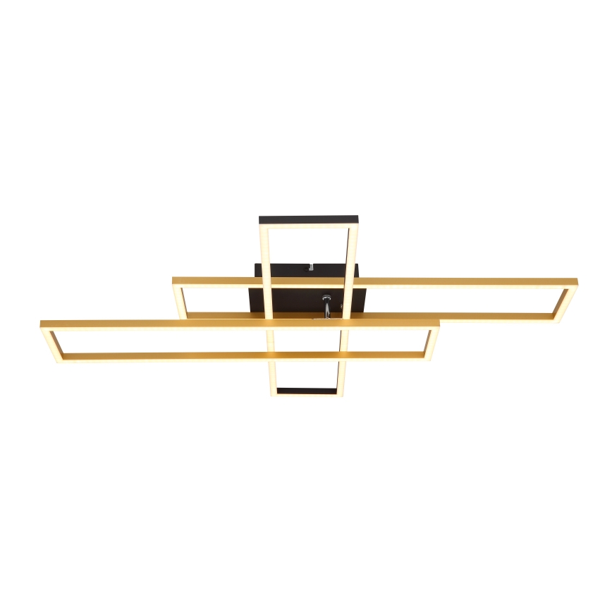 Globo - Plafoniera LED LED/40W/230V 3000K 60x80 cm nero/oro