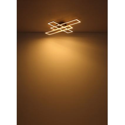 Globo - Plafoniera LED LED/40W/230V 3000K 60x80 cm nero/oro