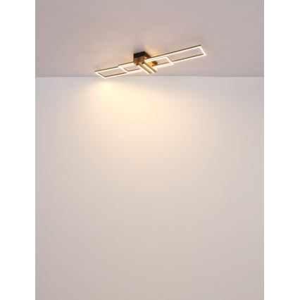 Globo - Plafoniera LED LED/40W/230V 3000K 25x100 cm nero