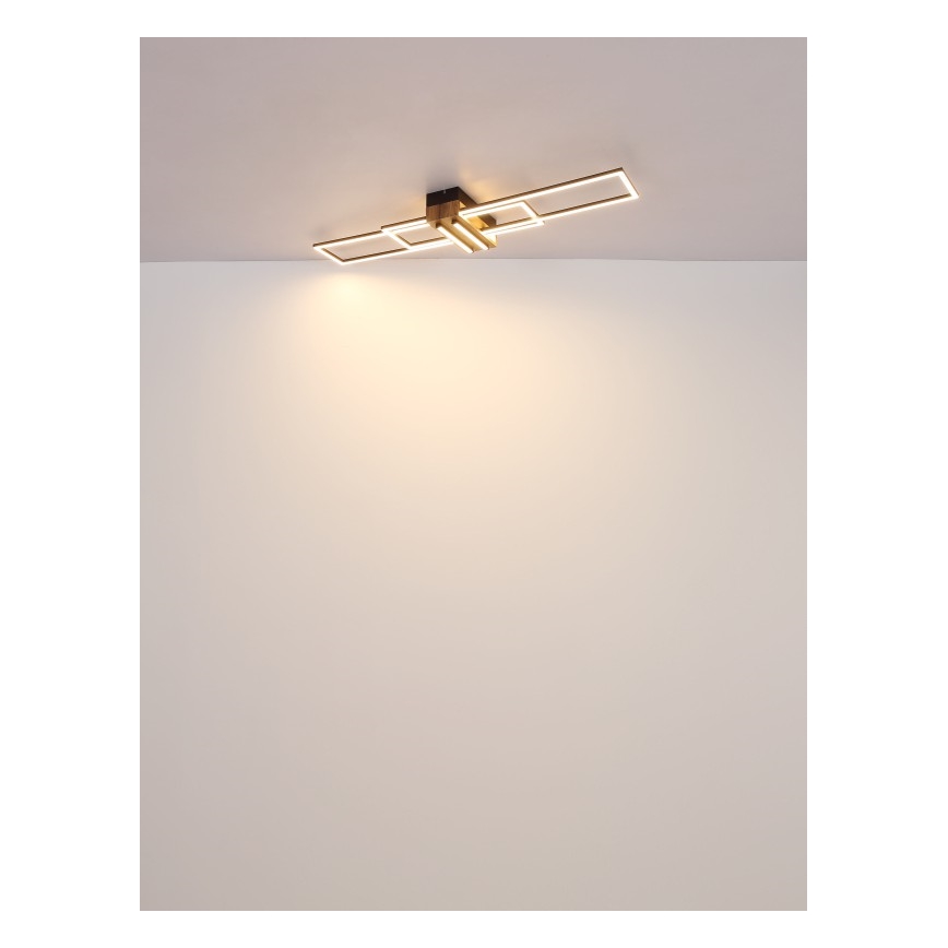 Globo - Plafoniera LED LED/40W/230V 3000K 25x100 cm nero