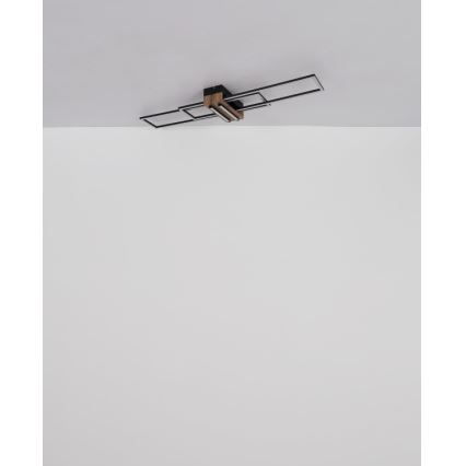 Globo - Plafoniera LED LED/40W/230V 3000K 25x100 cm nero