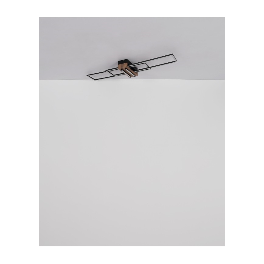 Globo - Plafoniera LED LED/40W/230V 3000K 25x100 cm nero