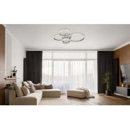 Globo - Plafoniera LED dimmerabile LED/120W/230V 2700-6000K 90x114 cm + telecomando