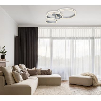 Globo - Plafoniera LED dimmerabile LED/72W/230V 2700-6000K 60x80 cm + telecomando