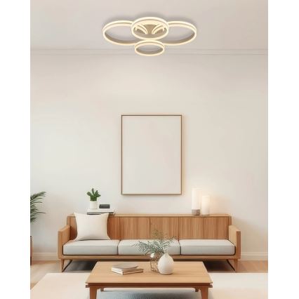Globo - Plafoniera dimmerabile a LED 92W/230V 3000K 68x84,5 cm