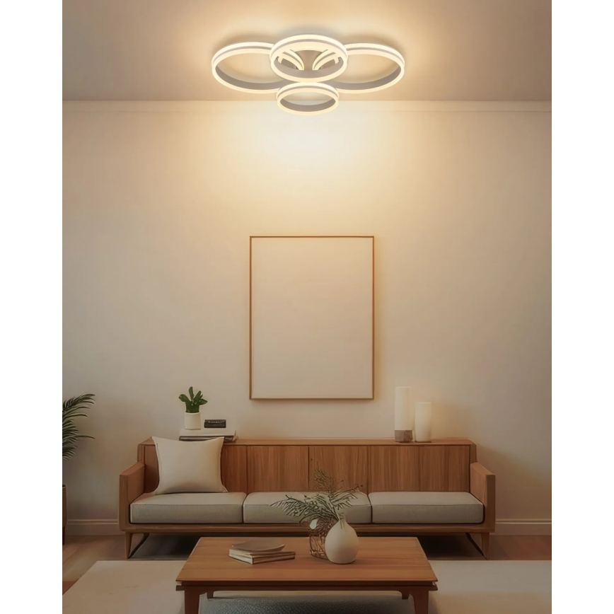 Globo - Plafoniera dimmerabile a LED 92W/230V 3000K 68x84,5 cm