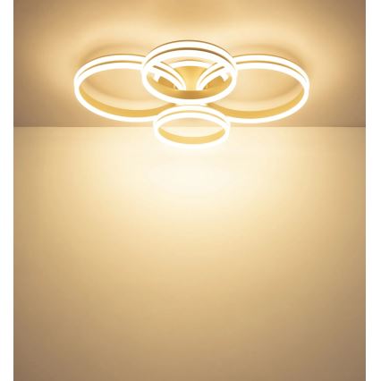 Globo - Plafoniera dimmerabile a LED 92W/230V 3000K 68x84,5 cm