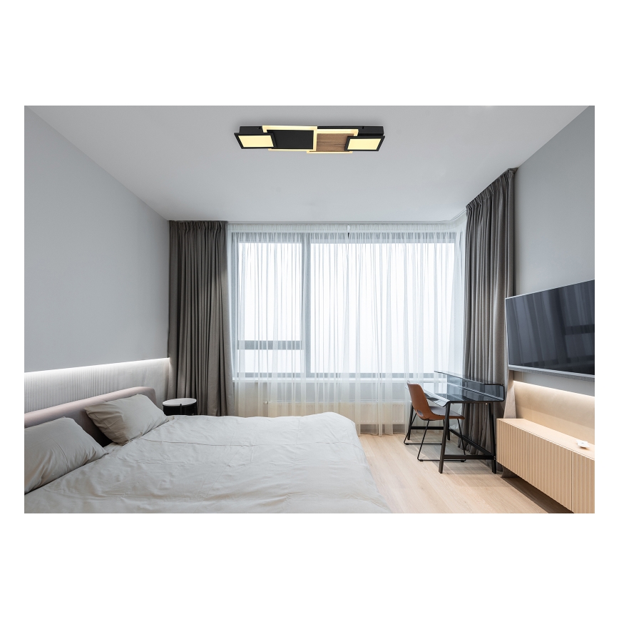 Globo 67279-30 - Plafoniera LED CAROLINE LED/30W/230V 25x71,5 cm beige/nero