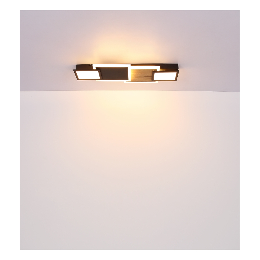 Globo 67279-30 - Plafoniera LED CAROLINE LED/30W/230V 25x71,5 cm beige/nero