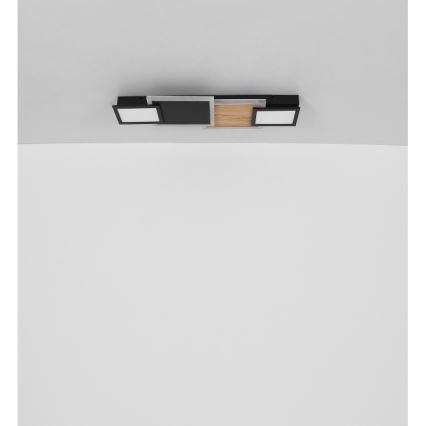 Globo 67279-30 - Plafoniera LED CAROLINE LED/30W/230V 25x71,5 cm beige/nero