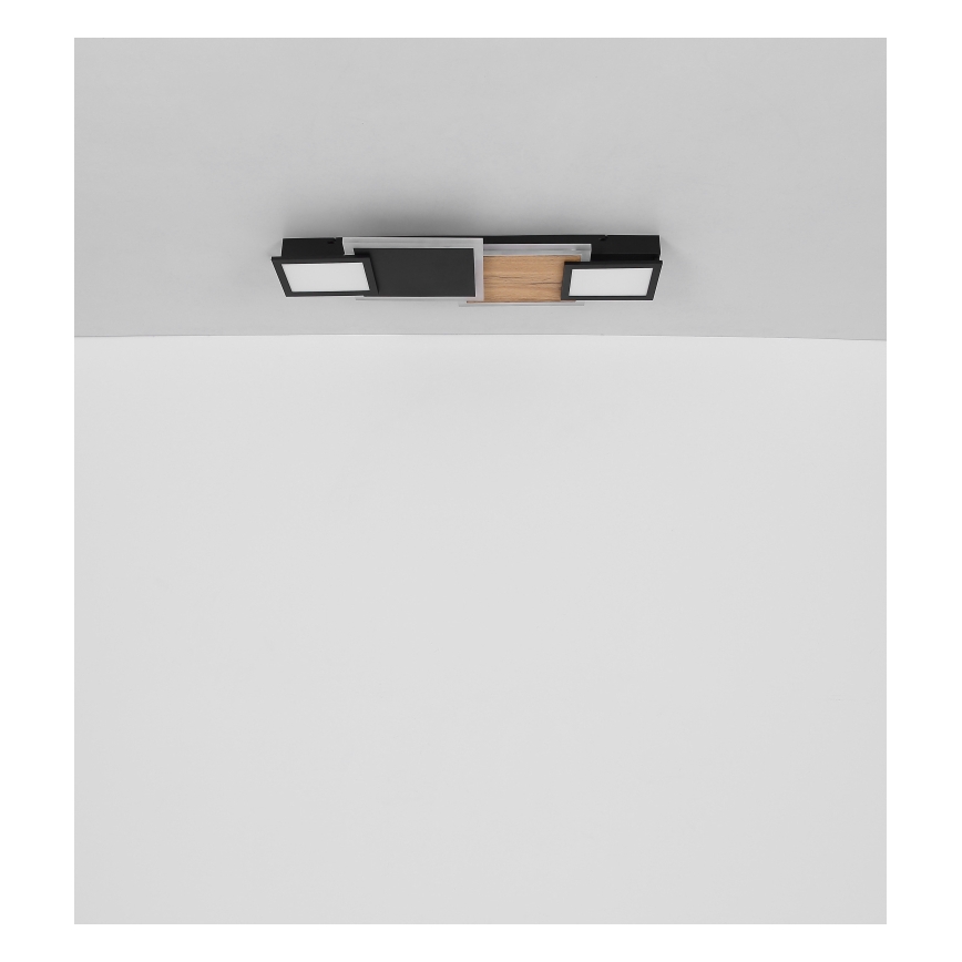 Globo 67279-30 - Plafoniera LED CAROLINE LED/30W/230V 25x71,5 cm beige/nero