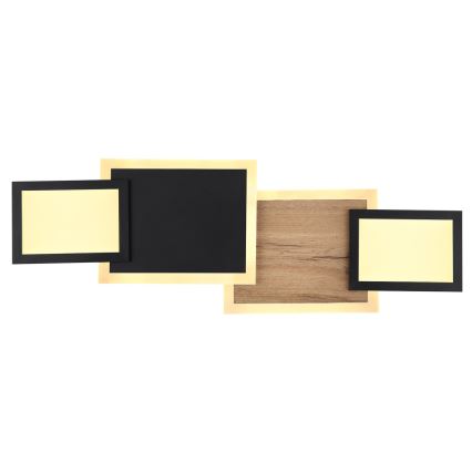 Globo 67279-30 - Plafoniera LED CAROLINE LED/30W/230V 25x71,5 cm beige/nero